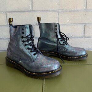 Dr. Martens Pascal Rainbow Ray iridescent boots size US W 11 / UK 9